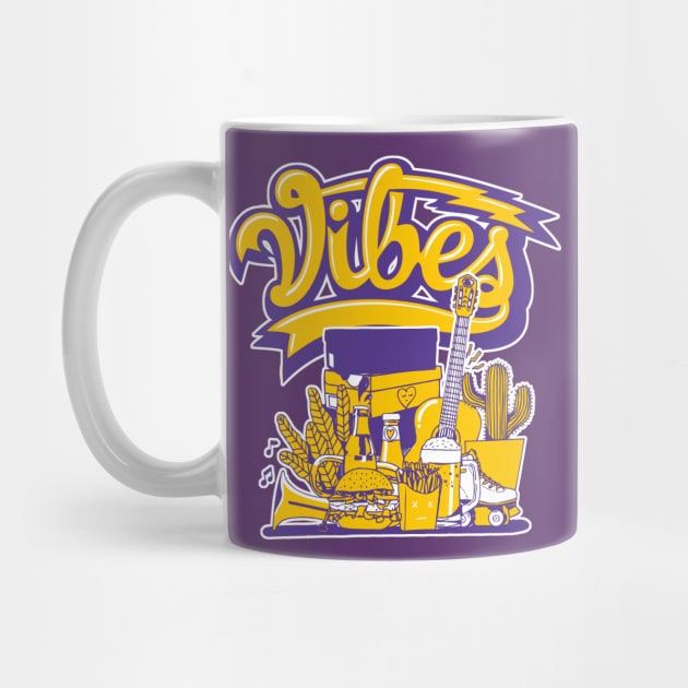 Vibe Court Purple University Gold by funandgames